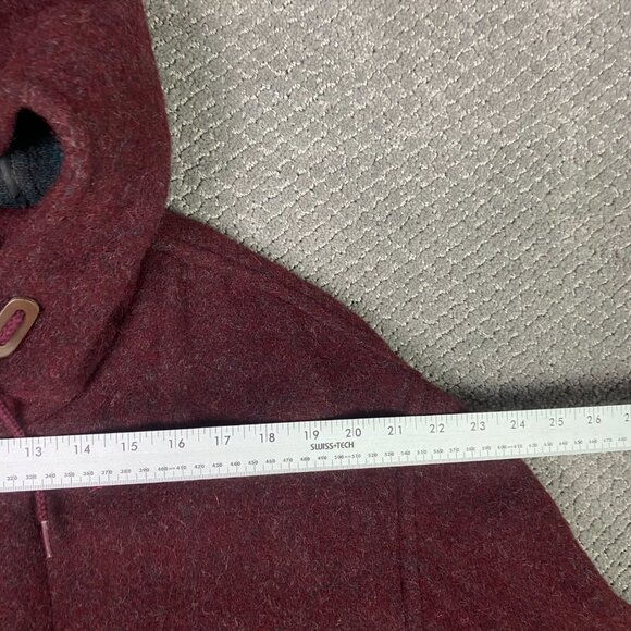 Vintage LL Bean Coat Jacket Mens Large Tall Red Hooded USA Blanket NWT Deadstock - Picture 12 of 16